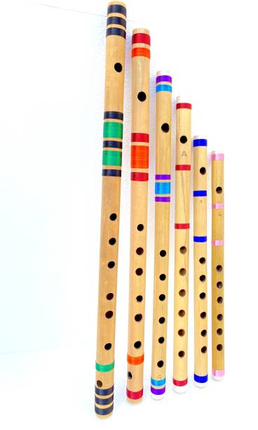 KHALSA MUSICAL Musical Bamboo Flute C Sharp G Sharp G Scale A Scale B Scale C Scale Bansuri Set Bamboo Flute