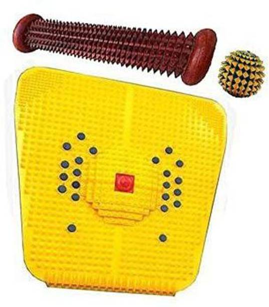 Acs 9076 accupressure mat for foot Pain Relief Acupressure Power Mat (Yellow) Massager