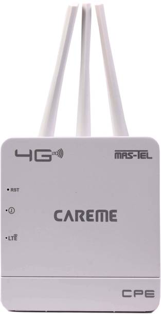 CareME CM-4G-300 MT-303H 300Mbps 4G Router 2.4 GHz, 5 GHz 300 Mbps Wifi Speed Dual Band External Antenna MiFi (Sim Based)