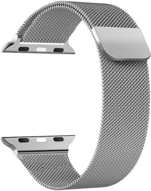 SoSh Stainless Steel 42mm/44mm/45mm Milanese Band with Magnetic Closure Smart Watch Strap