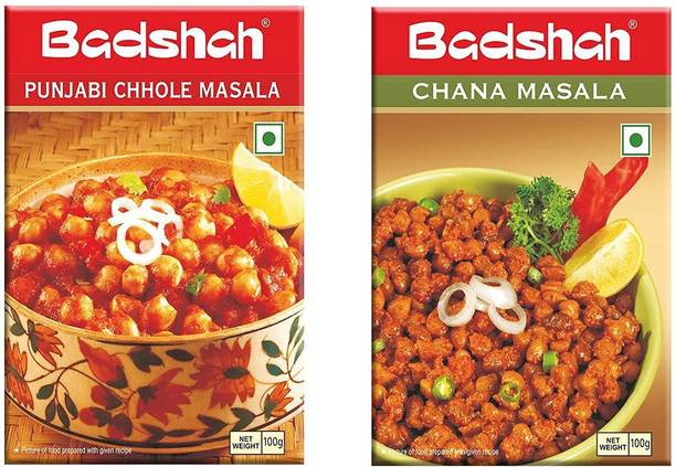 BADSHAH Combo of Chana Masala & Chhole Masala Powder | Delicious & Flavorful Cooking