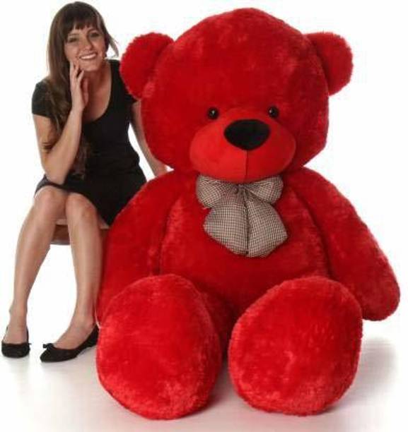 NP Toys 3 feet red teddy bar for girl teddy bear birthday gift /gift for girl  - 90 cm
