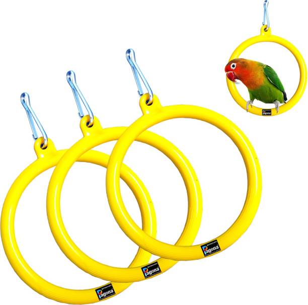 Pagona Round Swing Bird Toys Bird Play Stand