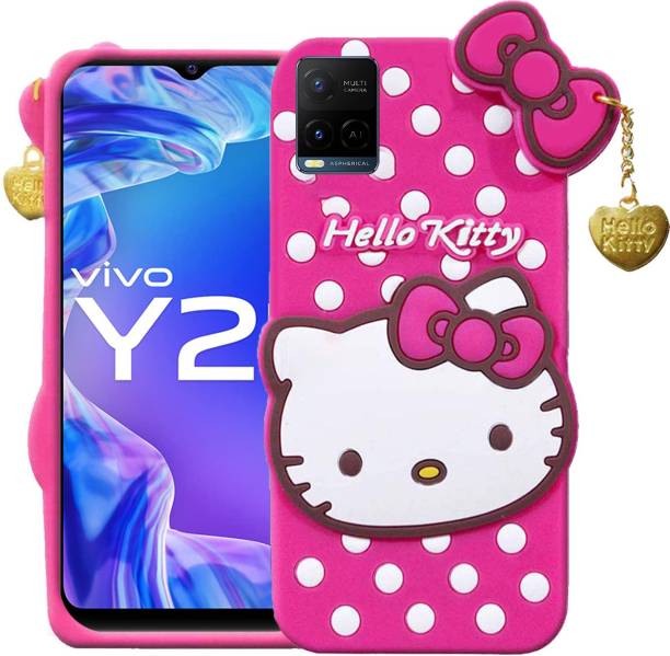 BOZTI Back Cover for vivo Y21, Cute Hello Kitty Case