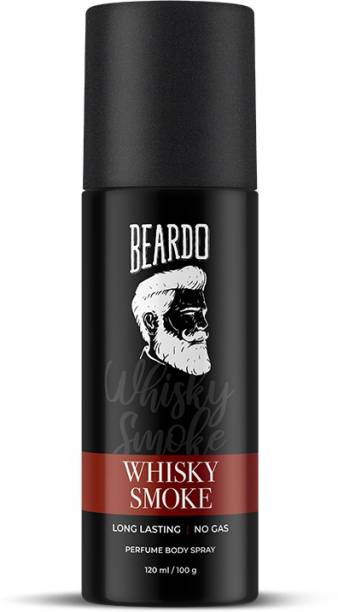 Beardo Whisky Smoke Perfume Body Spray| No Gas | Long Lasting Deodorant Spray  -  For Men