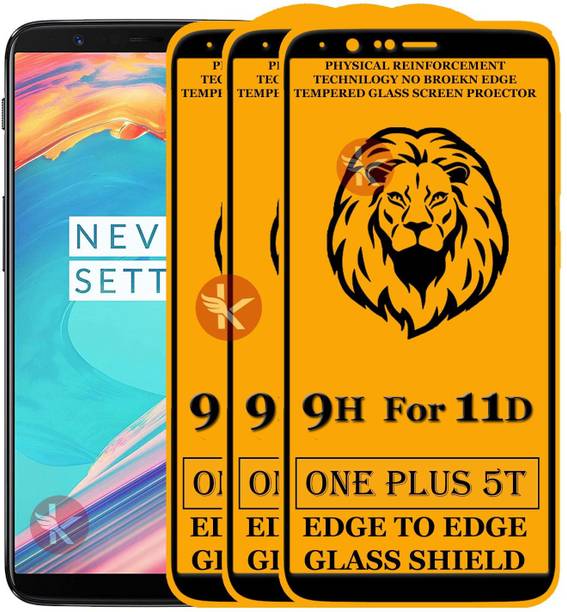 Kreatick Edge To Edge Tempered Glass for OnePlus 5T