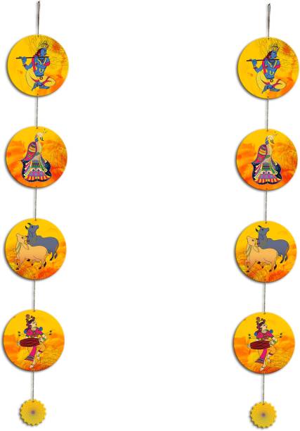 Artvibes Lord Krishna Wall And Door Hanging for Home|Office|Living Room|Gift,(WH_5215N)