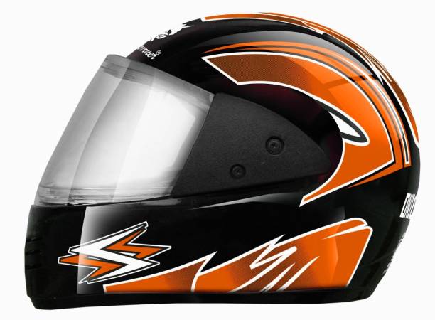 urban carrier Off Road U/C Motorsports Helmet (ORANGE Black) Motorbike Helmet