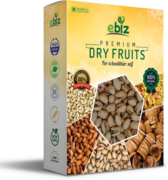 eBiz Premium Quality California Roasted Sult Pistachios | Sulted Pista | Dry Fruit Pistachios