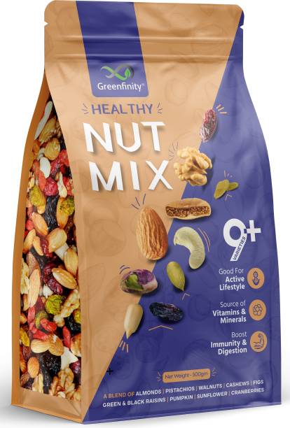 Greenfinity Healthy Nutmix | Mixed Dryfruits | Source of Vitamin and Minerals