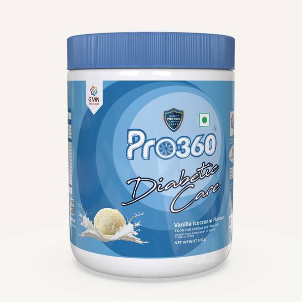 PRO360 Diabetic Protein Powder Nutrition Health Drink for Diabetic Care - No Added Sugar Protein Blends
