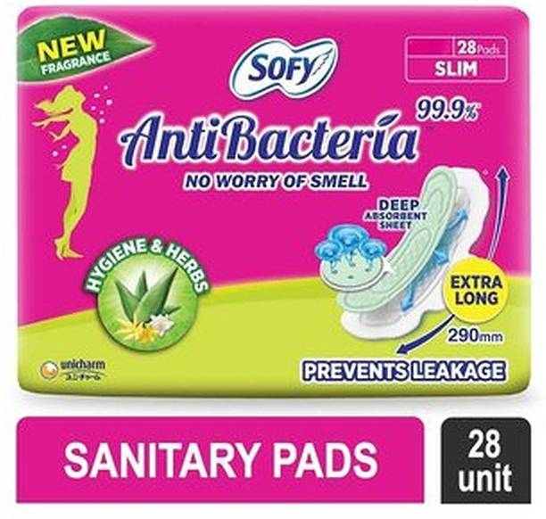SOFY Sanitary Pad Extra-Long, 28 sanitary napkins pads for women safety Sanitary Pad