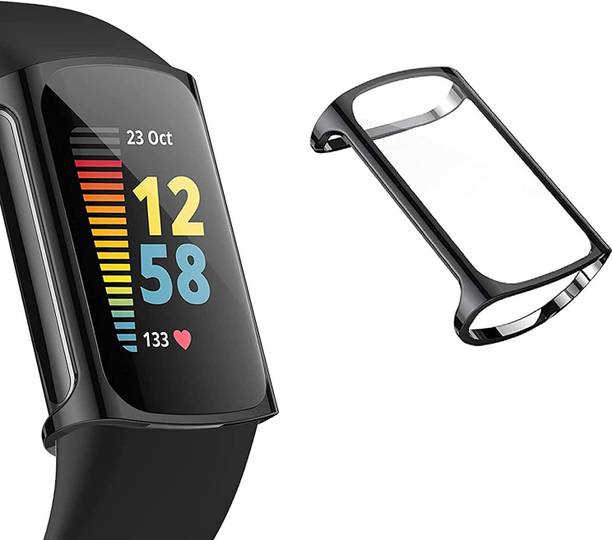 KAZUKI Front and Back Screen Guard for FitBit Charge 5 Protective Bumper