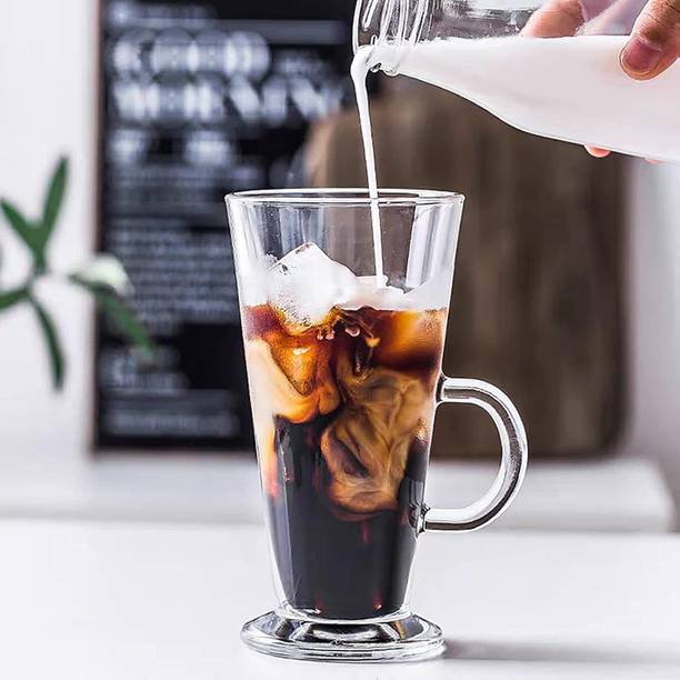 धंसल Tall Coffee Mug with Handle Set ग्लास सेट