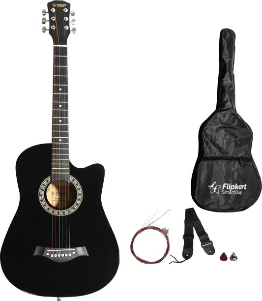 Flipkart SmartBuy RS - G38C BK Acoustic Guitar Linden Wood Linden Wood