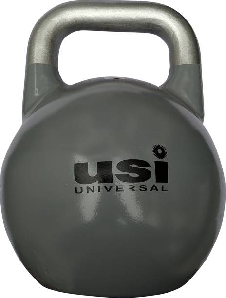 USI UNIVERSAL Kettlebell, Kettlebell Free Weights, CKB4 Competition Steel Silver Kettlebell