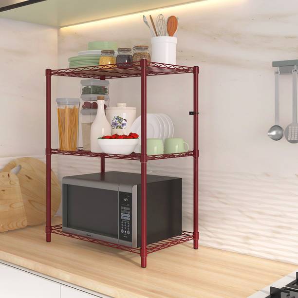 Flipkart Perfect Homes Studio Metal Crockery Cabinet