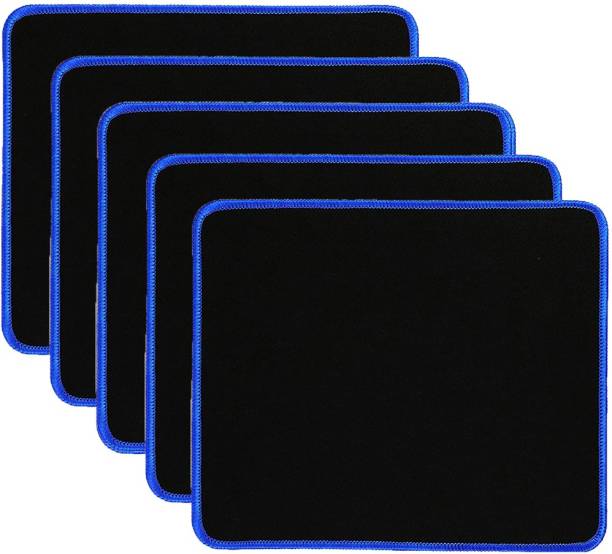 NIGSUR [5 Pack] Silk-Gliding Gaming Mouse Pad Blue Mousepad