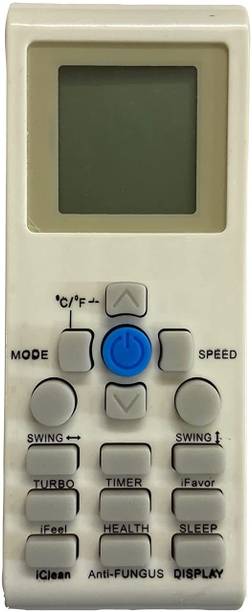 vcony Remote Control No. 477, Compatible for Reconnect Air Conditioner (White) reconnect Remote Controller