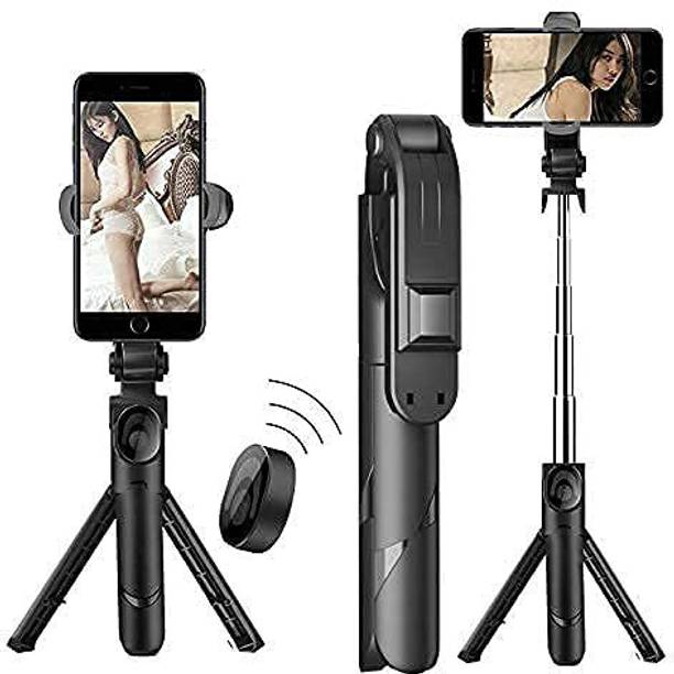 CHG 3 in1 Selfie Stick Multi-Function Wireless Bluetooth XT-01 , XT-02 with Remote 3 Axis Gimbal for Mobile, Camera