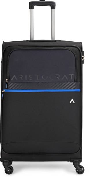 ARISTOCRAT Brezza 4W Strolly (E) 79 Black Check-in Suitcase 4 Wheels - 29 inch
