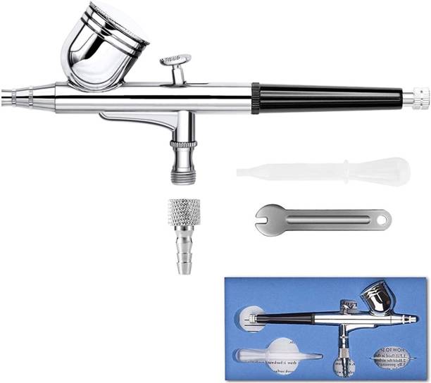 uptodatetools Airbrush Dual Action Airbrush Set Designed with 0.3mm Tip,Fluid Cup Airbrush