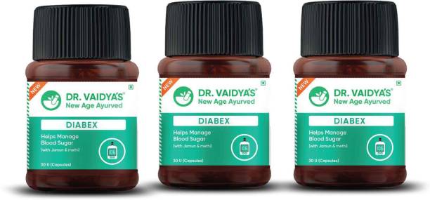 Dr. Vaidya's DIABEX -30 CAPSULES - PACK OF 3