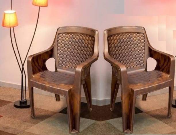 COMFORT Creation Sofa chair Set of 2 for home, office & Restaurant Plastic Living Room Chair