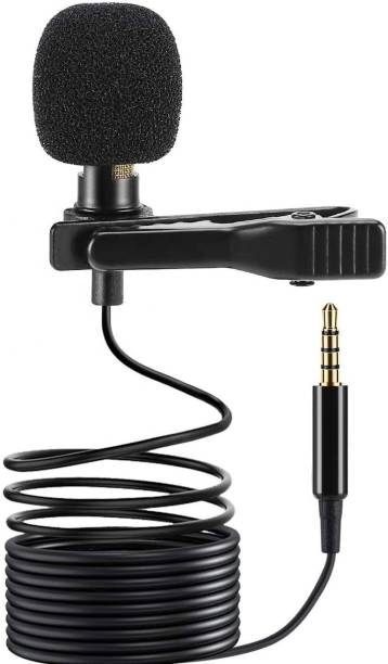 PnC Mini Store NEW Clip Microphone Collar Mike for Voice Recording | Lapel Mic Mobile PC Laptop Collar Mic