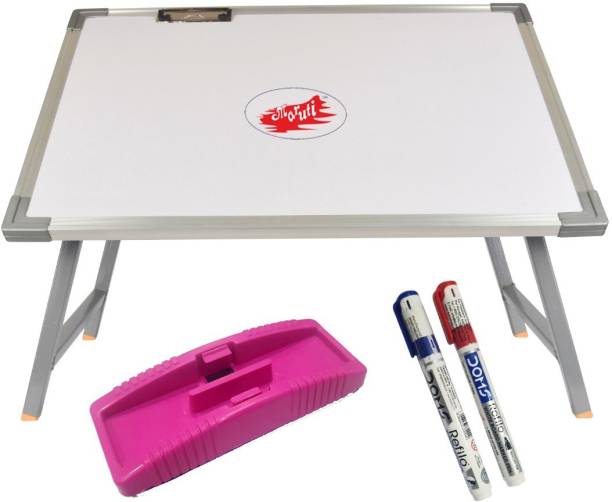 Maruti Multi Purpose Writting Board With Study Table.With 2 Marker and 1 Duster. Engineered Wood Study Table