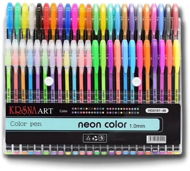 KRSNA ART Neon Gel Pens Gel Pen