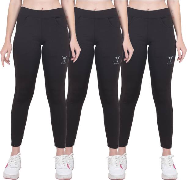 TYKUN Solid Women Multicolor Tights