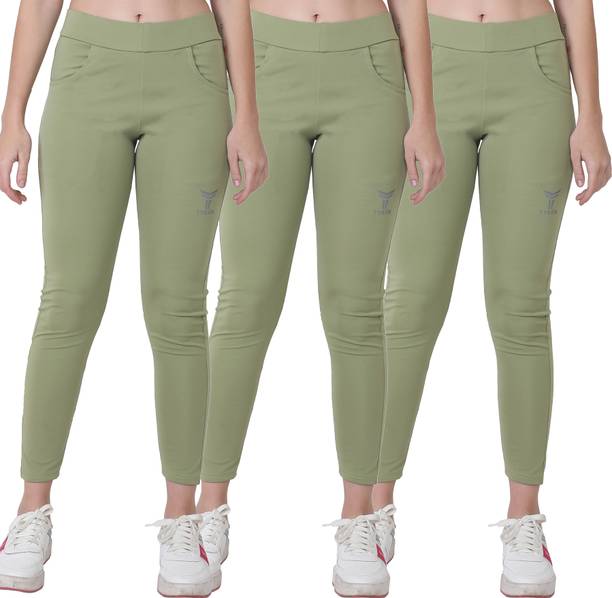 TYKUN Solid Women Multicolor Tights