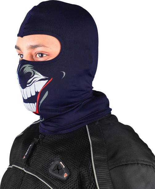 Steelbird Blue Bike Face Mask for Men & Women