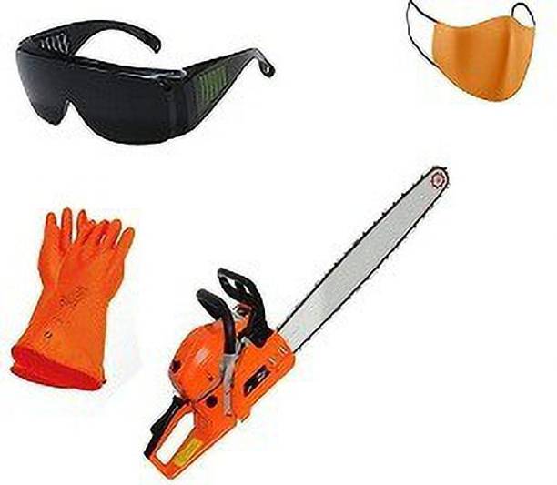 TRESCHIK Heavy Power Tool Chain Saw Petrol Saw With 22" Blade Without Battery Fuel Chainsaw