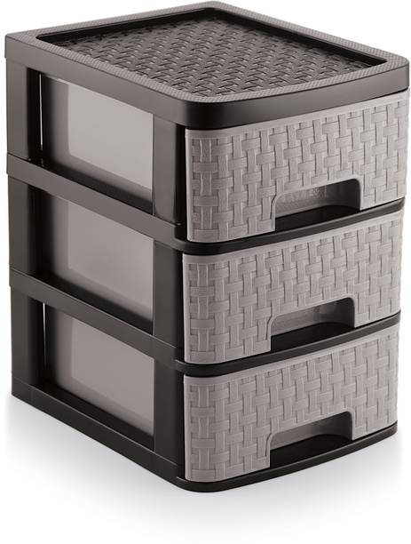 Nabhya Cosmetic & Make-up Organizers Small Size Drawer Plastic Free Standing Cabinet