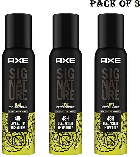 AXE Signature (Suave) *122ml Each (Pack of 3)-SS04 Deodorant Spray  -  For Men
