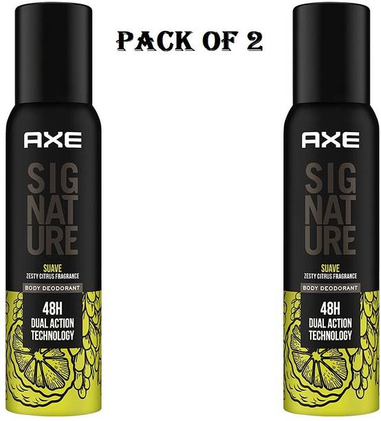 AXE Signature (Suave) *122ml Each (Pack of 2)-SS01 Deodorant Spray  -  For Men