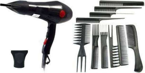 AKR 10 Pc Salon Hair Comb With Hair Dryer CH 2800 ( 2000 w ) (2 Items in the set) Hair Dryer