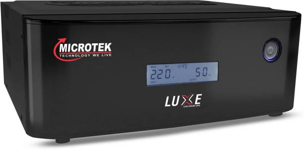 Microtek Home UPS LUXE SW 1000 (800VA-12V) Lcd Display Pure Sine Wave Inverter
