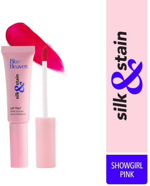 BLUE HEAVEN Silk & Stain Lip Tint, Showgirl Pink, 8ml Lip Stain
