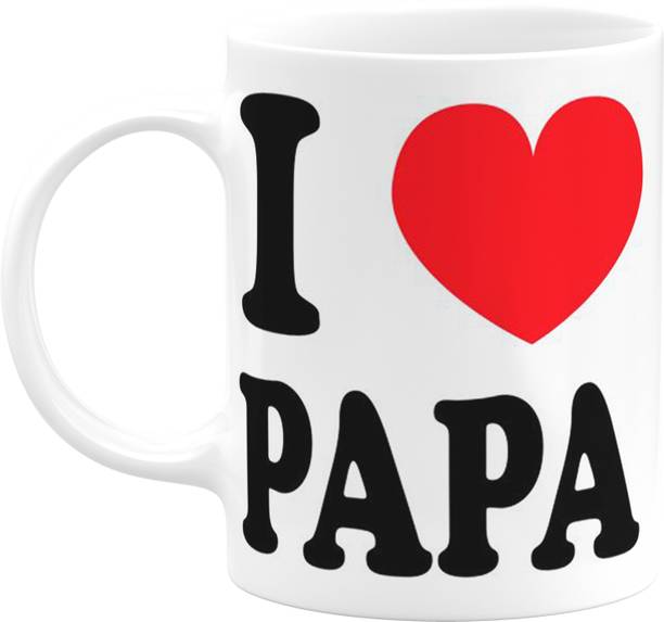 PrintingZone Papa For Father Dad Appa Baba Printed For Boys Girl Friends A-67 Ceramic Coffee Mug