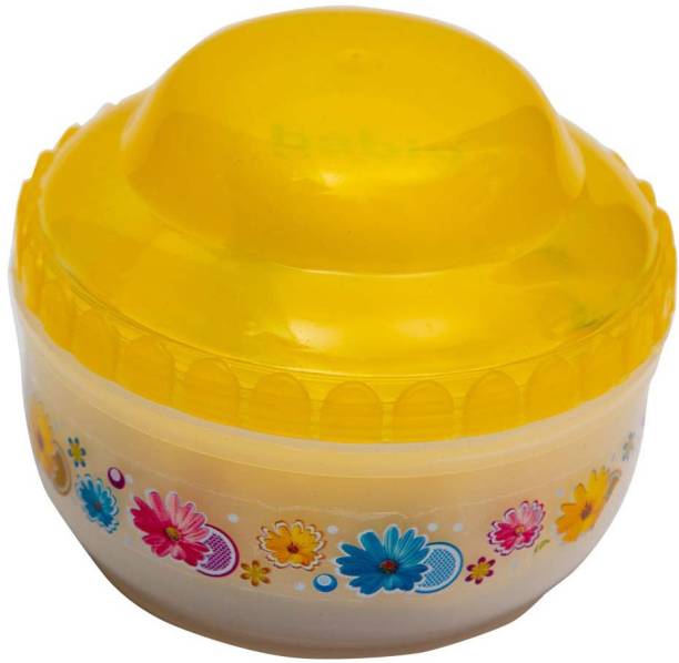 babio NVL 8533 Powder Puff With Powder Storage (Yellow)