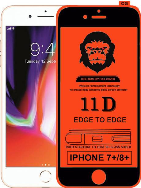 Rofix star Edge To Edge Tempered Glass for Apple iPhone 8 Plus