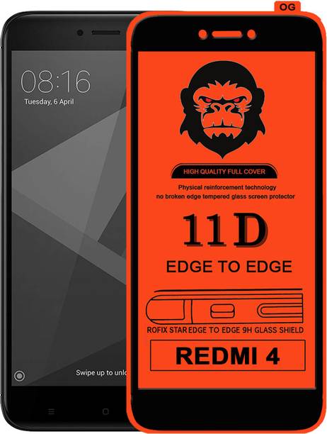 Rofix star Edge To Edge Tempered Glass for Mi Redmi 4