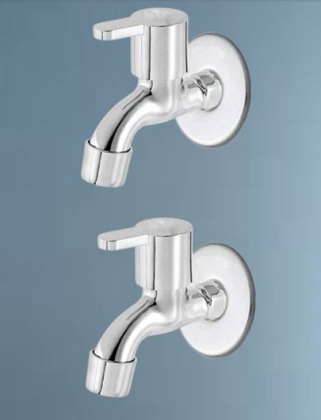 BATHHALL Steel_ Marc Bib cock for Bathroom , kitchen ,Outdoor-Bib Tap Faucet, Pack of 2' Faucet Set