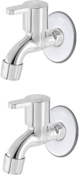 BATHONIX Steel_ Marc Bib cock for Bathroom , kitchen ,Outdoor-Bib Tap Faucet(Pack of 2) Bib Tap Faucet