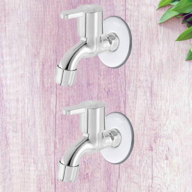 BATHHALL Steel_ Marc Bib cock for Bathroom , kitchen ,Outdoor-Bib Tap Faucet{Pack of 2} Faucet Set