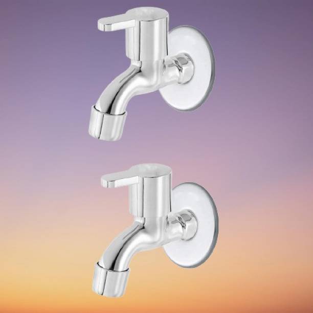 BATHHALL Steel_ Marc Bib cock for Bathroom , kitchen ,Outdoor-Bib Tap Faucet-Pack of 2. Faucet Set