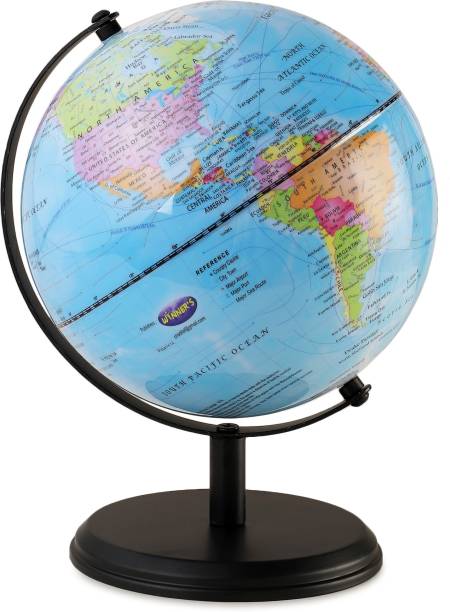 Winners Ornate Globe -1010 MS Desktop Political World Globe